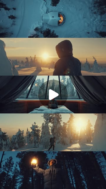 Aurora Village Ivalo hotel film by Filippo Bellisola